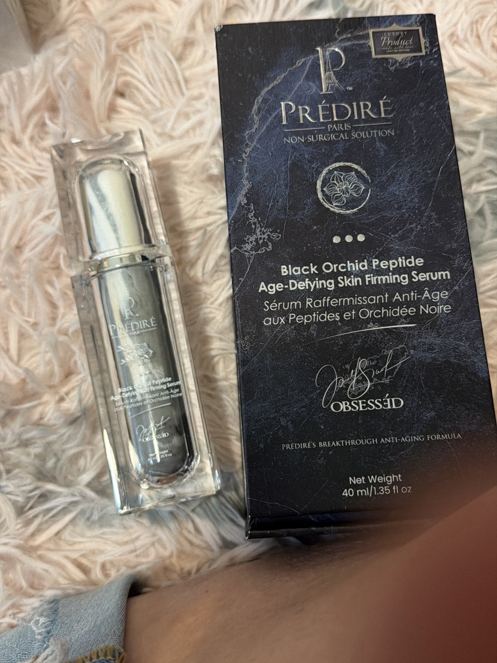 Black Orchid Peptide Age-Defying Skin Firming Serum - Silver